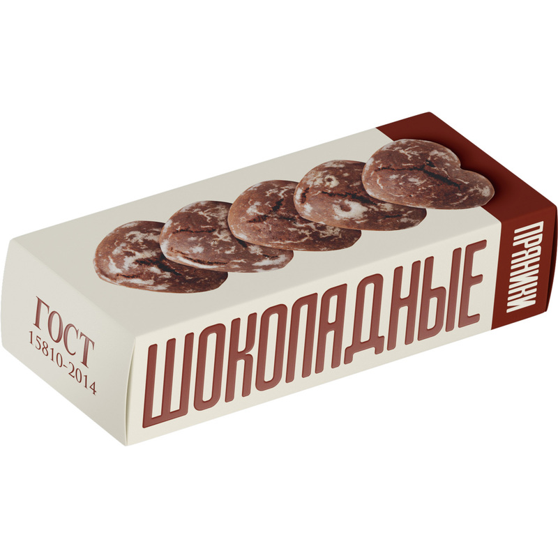Изображение товара Полет Шоколадные пряники 250 г натуральное вкусное лакомство