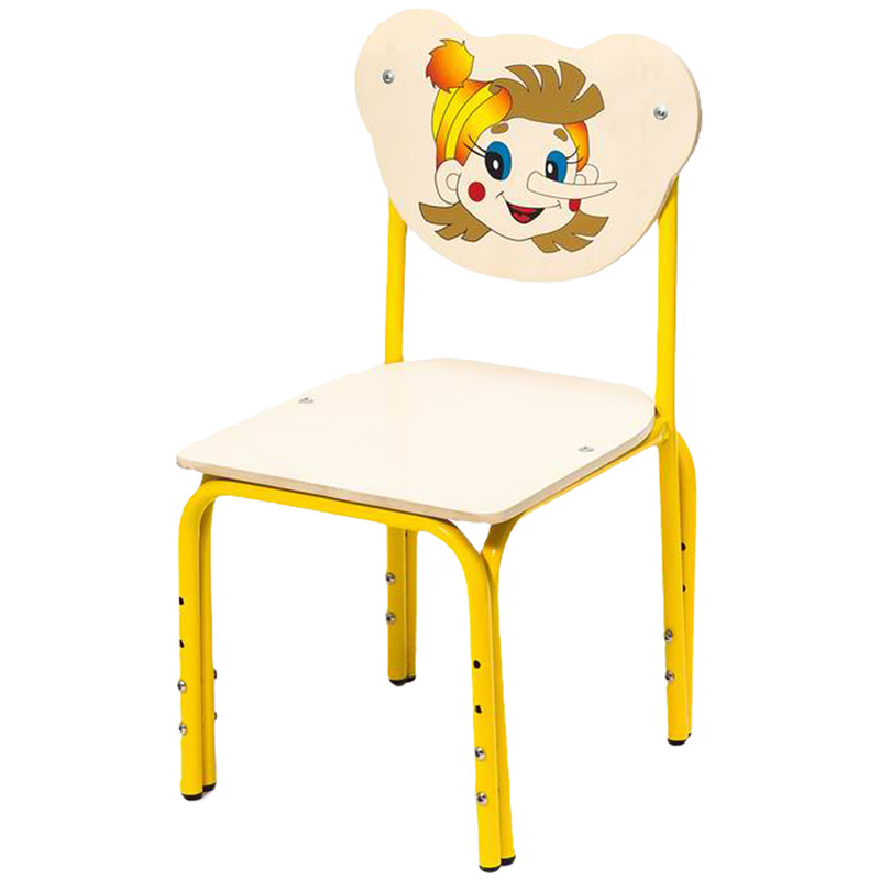 Изображение товара Детский регулируемый стул Кузя Буратино с рисунком, рост 1-3 лет