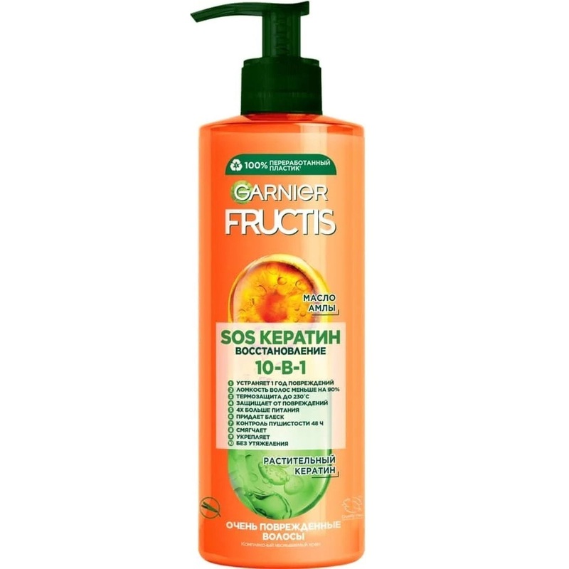 Изображение товара Маска для волос Garnier Fructis SOS Кератин 10 в 1 400 мл