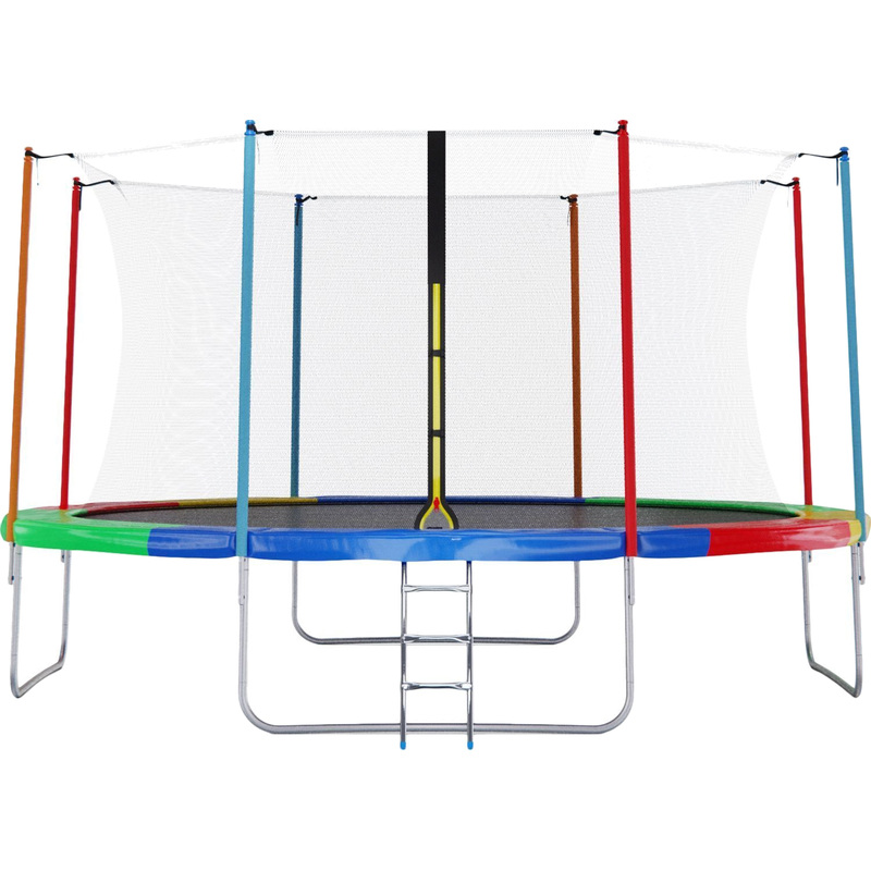 Изображение товара Батут с защитной сеткой DFC Femmto 14FT диаметр 427 см разноцветный