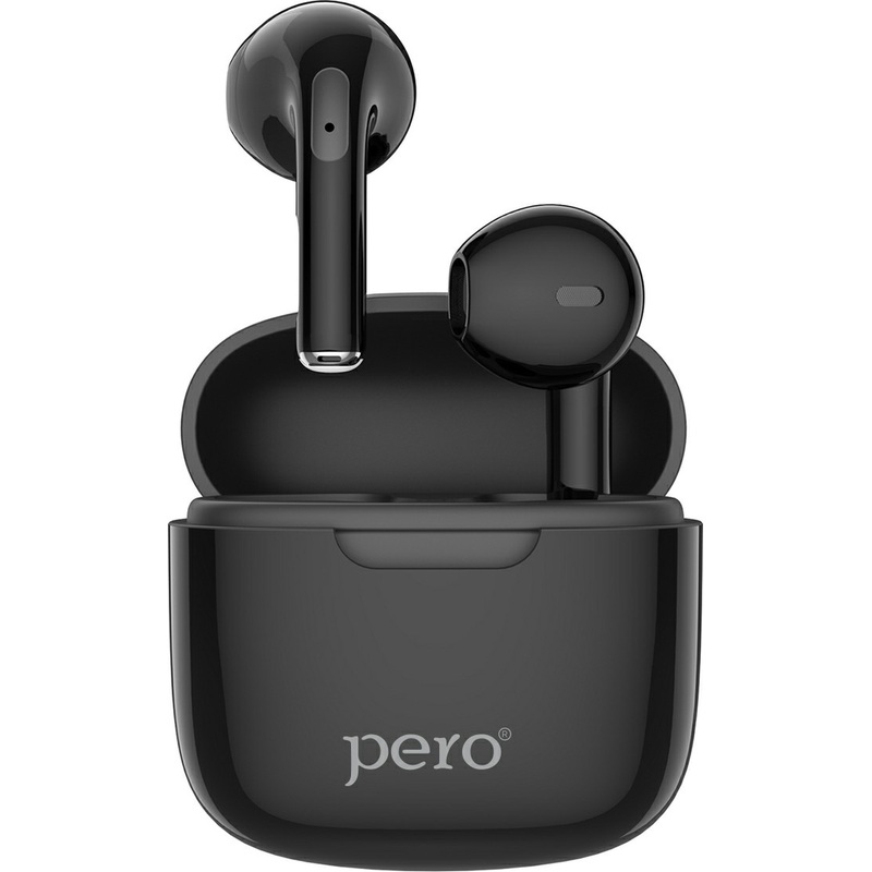 Изображение товара Беспроводные наушники Pero TWS05 Colorful черные с Bluetooth