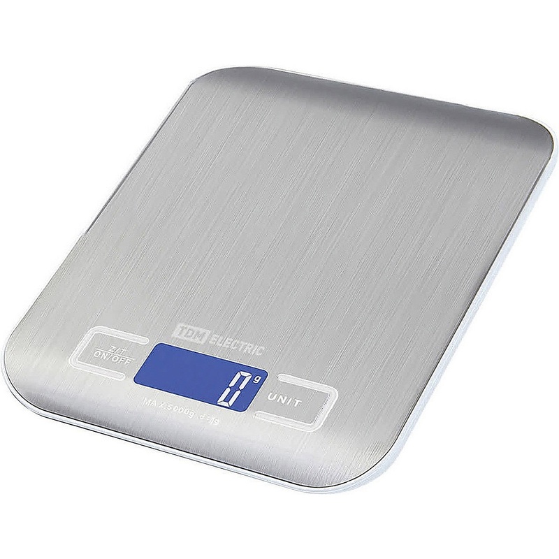 Изображение товара Кухонные весы TDM SQ4005-0001 точность до 1 г до 10 кг серебристый