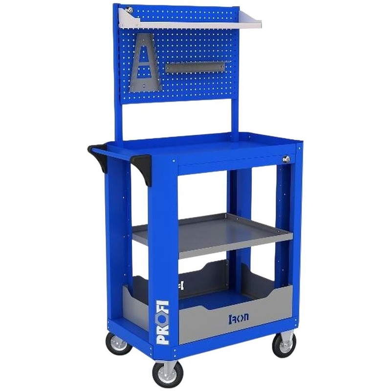Изображение товара Тележка инструментальная Profi №3-3 (синий/серый, 795х515х1610 мм)