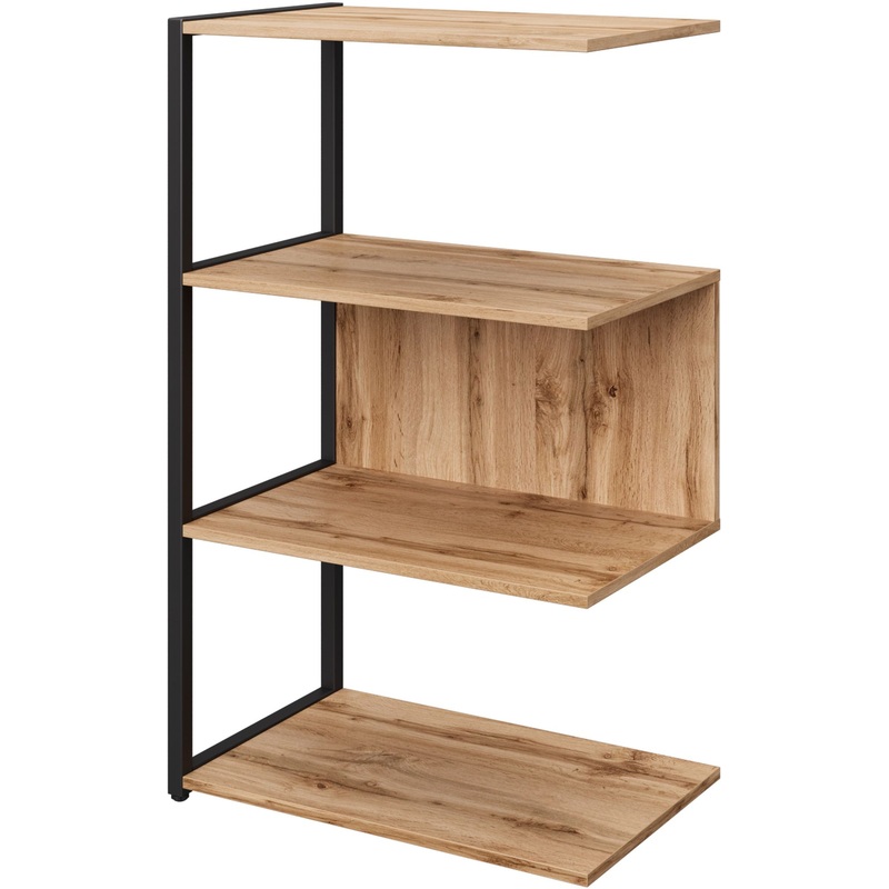 Изображение товара Полустеллаж для документов Easy to lead K-Loft 241H021 дуб натуральный чёрный 645х400х1068 мм