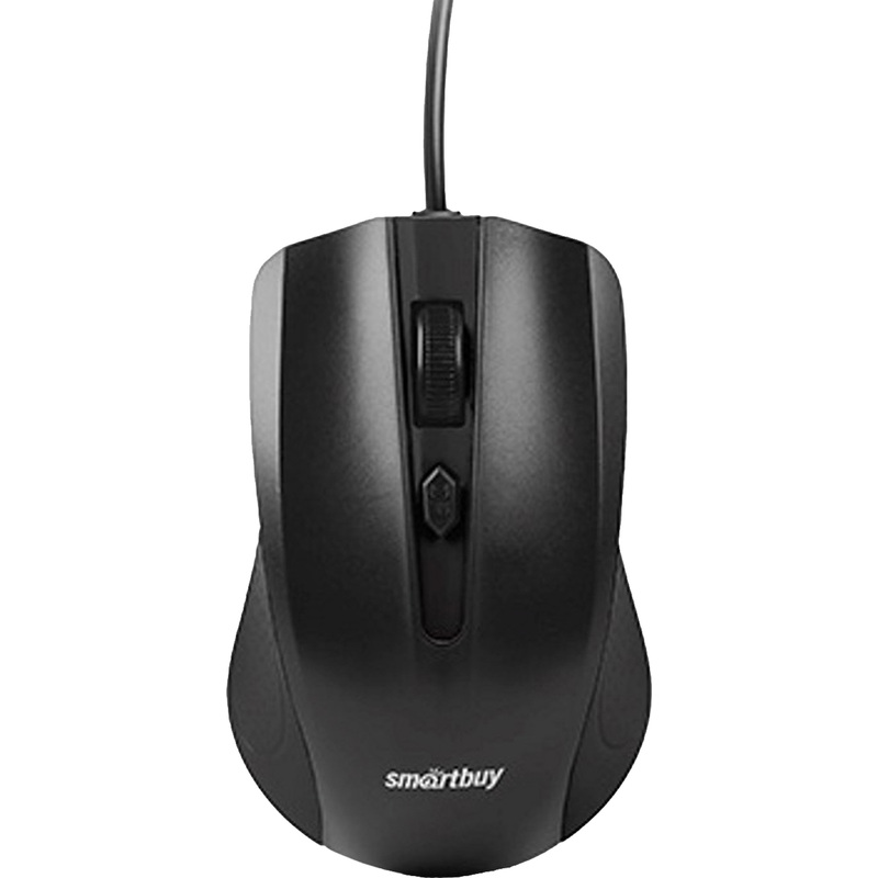 Изображение товара Проводная компьютерная мышь Smartbuy One 352 черная USB оптическая 1600 dpi