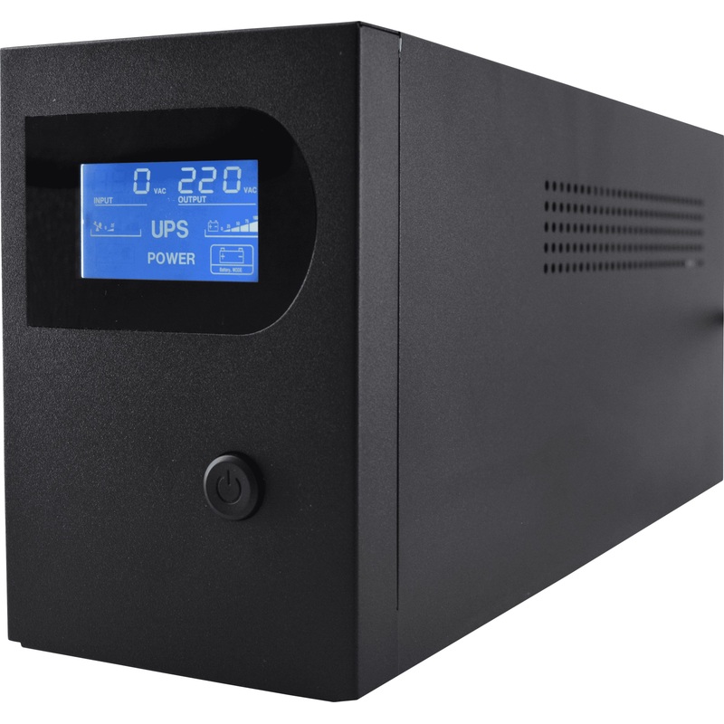 Изображение товара Источник бесперебойного питания Turbosky 1000VA line-interactive 600 Вт USB дисплей