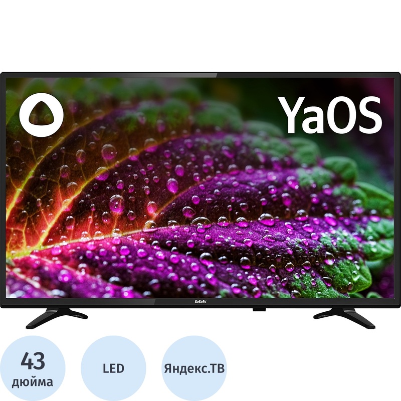 Изображение товара Телевизор 43 BBK 43LEX-8264/UTS2C UHD 4K Smart TV Яндекс.ТВ