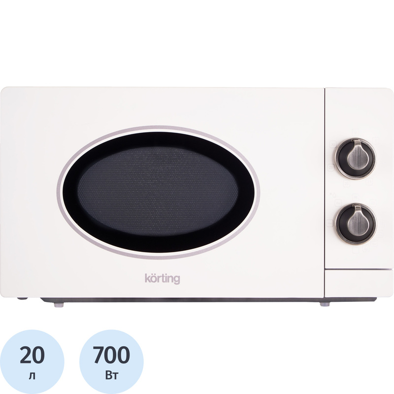 Изображение товара Микроволновая печь Korting KMO 815RSI 20 л гриль автоматическая разморозка