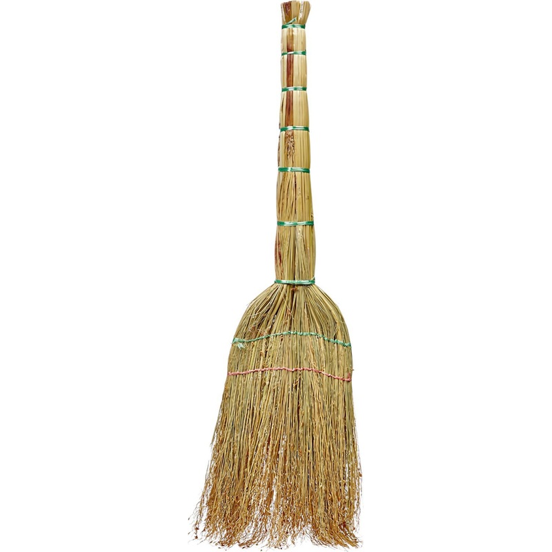 Изображение товара Веник сорго 2-х прошивной 25х76 см для уборки внутри и снаружи