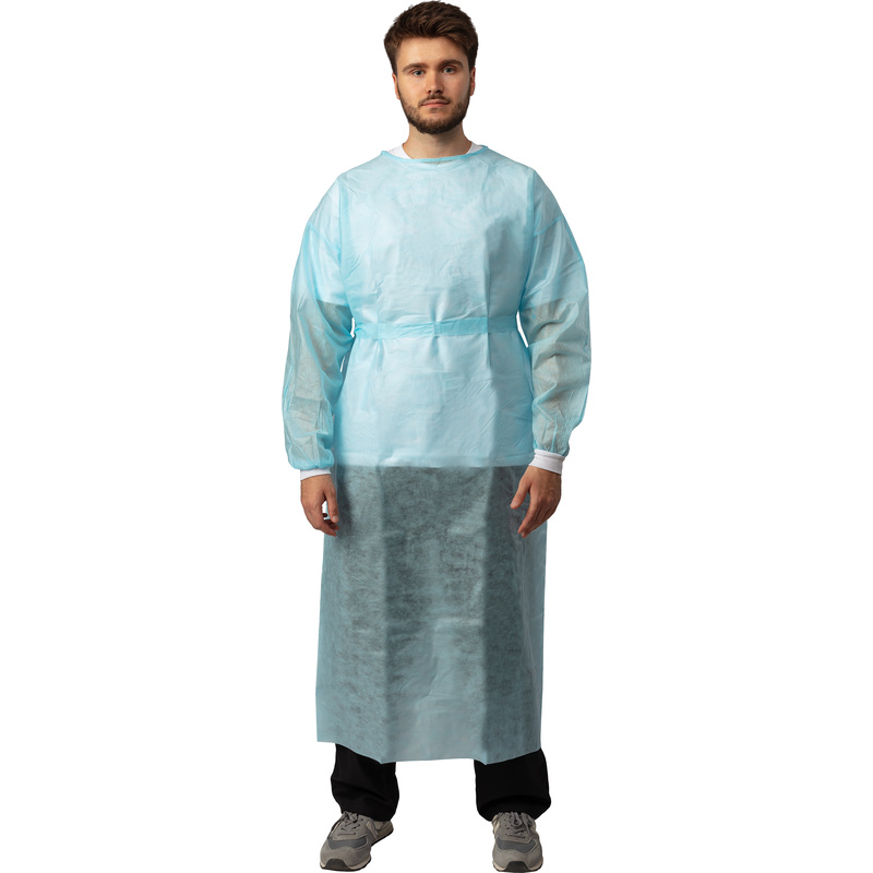 Изображение товара Халат одноразовый хирургический Пелигрин стерильный размер 48-54