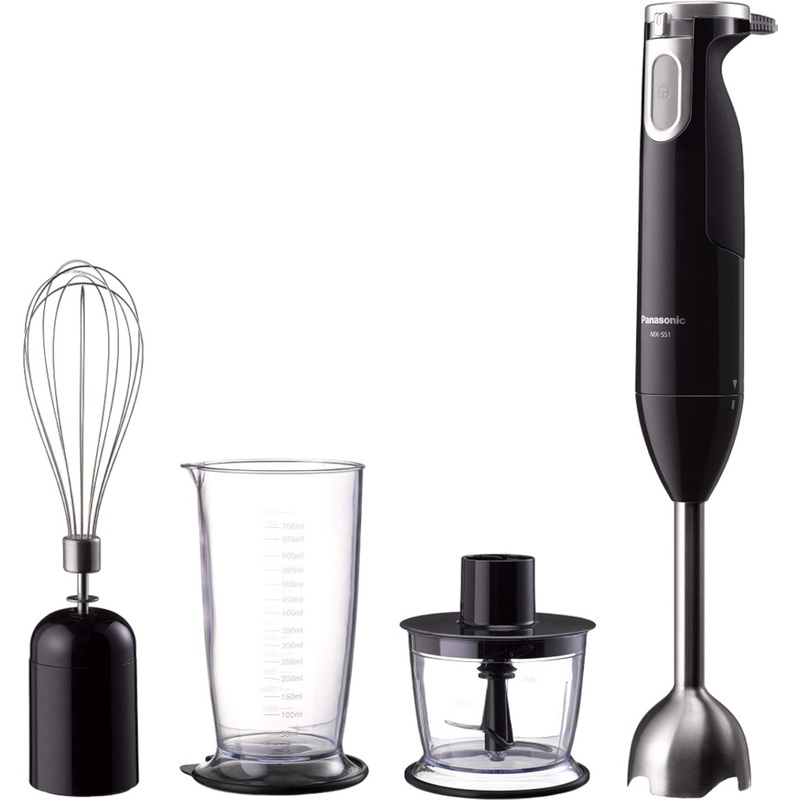 Изображение товара Погружной блендер Panasonic MX-SS1BTQ 600 Вт венчики измельчитель стильный дизайн