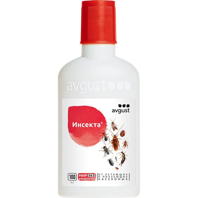 Изображение товара Средство для уничтожения насекомых Avgust Инсекта 100 мл
