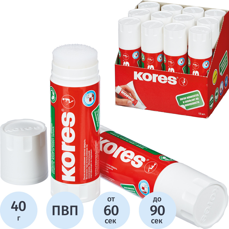 Изображение товара Клей-карандаш Kores 40 г