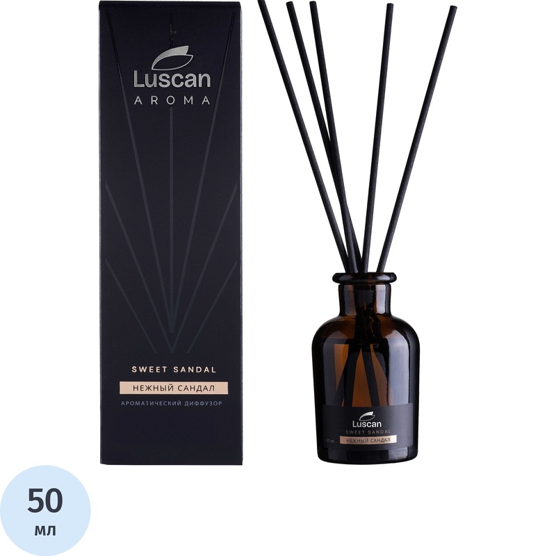 Изображение товара Аромадиффузор Luscan Нежный сандал 50 мл для дома и офиса