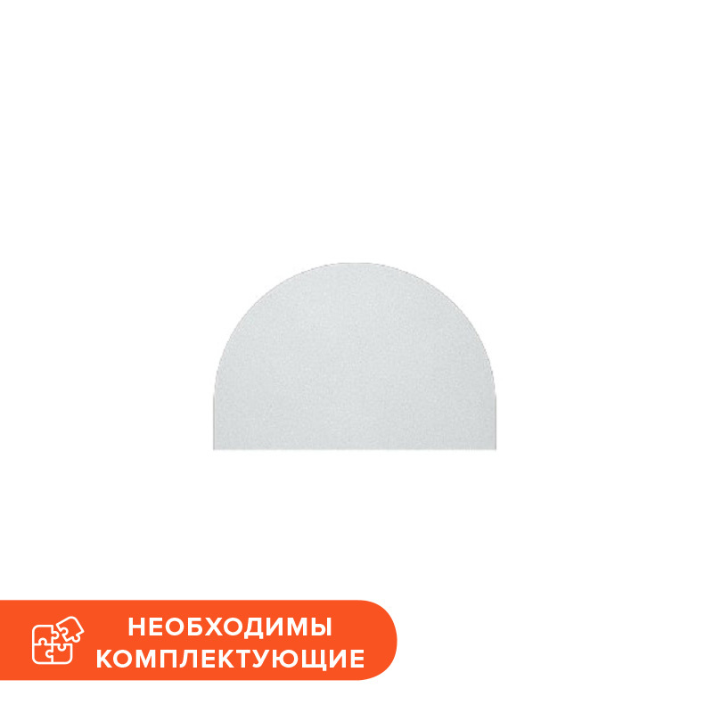 Изображение товара Приставка Riva без опоры белая 600х400х22 мм для офисов и дома