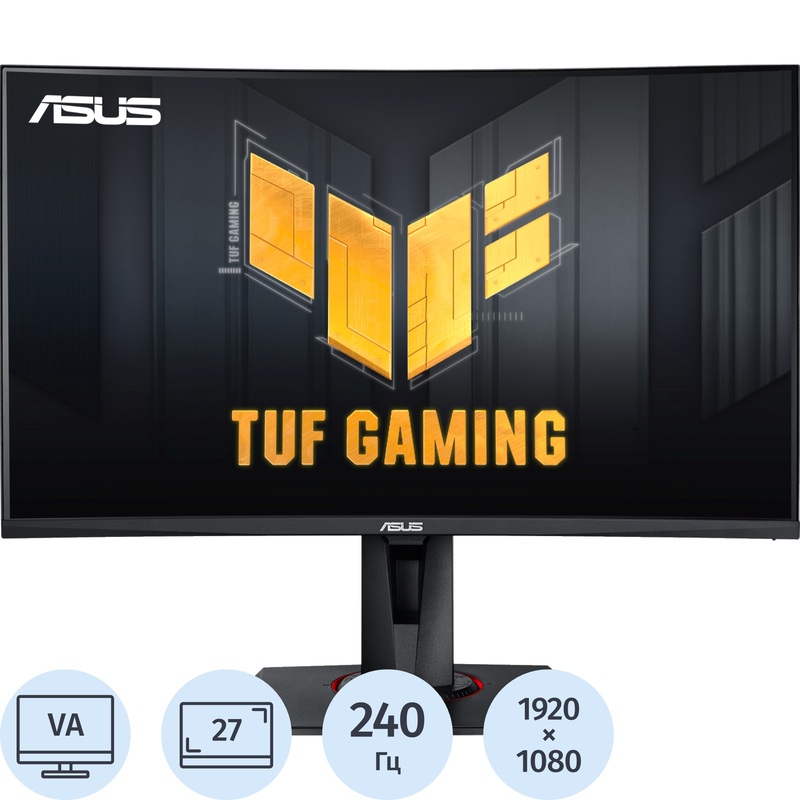 Изображение товара Монитор 27 Asus VG27VQM игровые и профессиональные задачи 1920x1080 VA 240 Гц