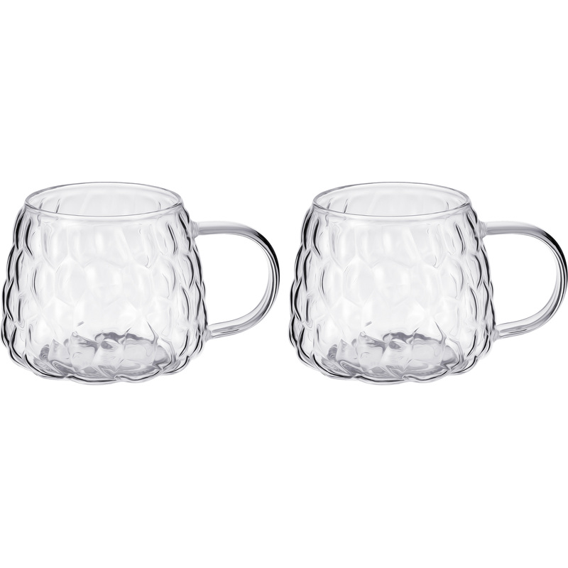 Изображение товара Набор кружек Regent inox Franco стеклянных 400 мл (2 штуки в упаковке)