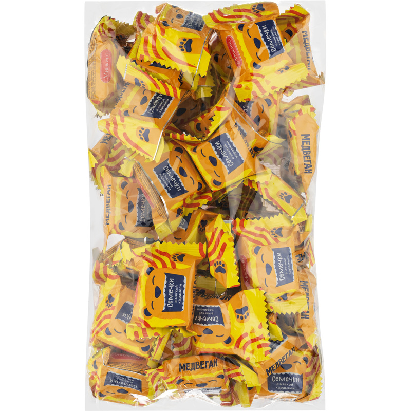 Изображение товара Конфеты глазированные Медвеган с семенами подсолнечника 1 кг