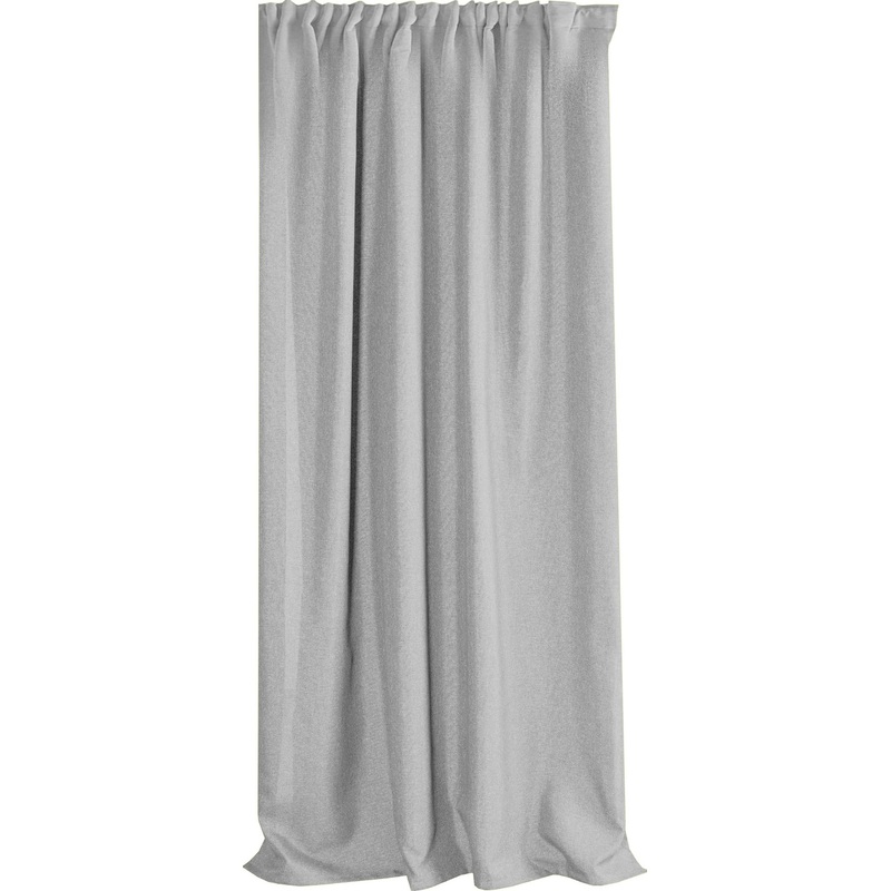 Изображение товара Штора Волшебная Ночь Рогожка 165х270 см серая (1 штука)