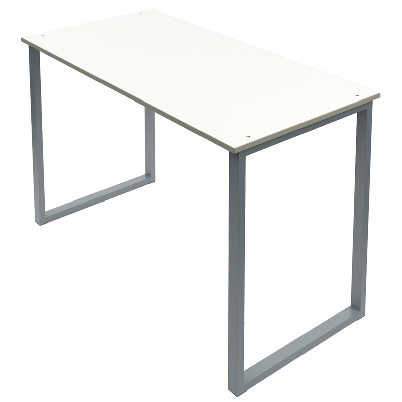 Изображение товара Стол О-образные опоры (белый/серый, 1200х600х760 мм)