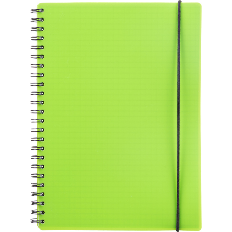 Изображение товара Бизнес-тетрадь Attache Neon А5 80 листов зелёная в клетку на спирали