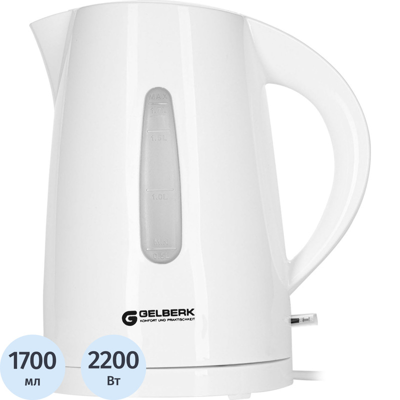 Изображение товара Чайник электрический Gelberk GL-460 белый