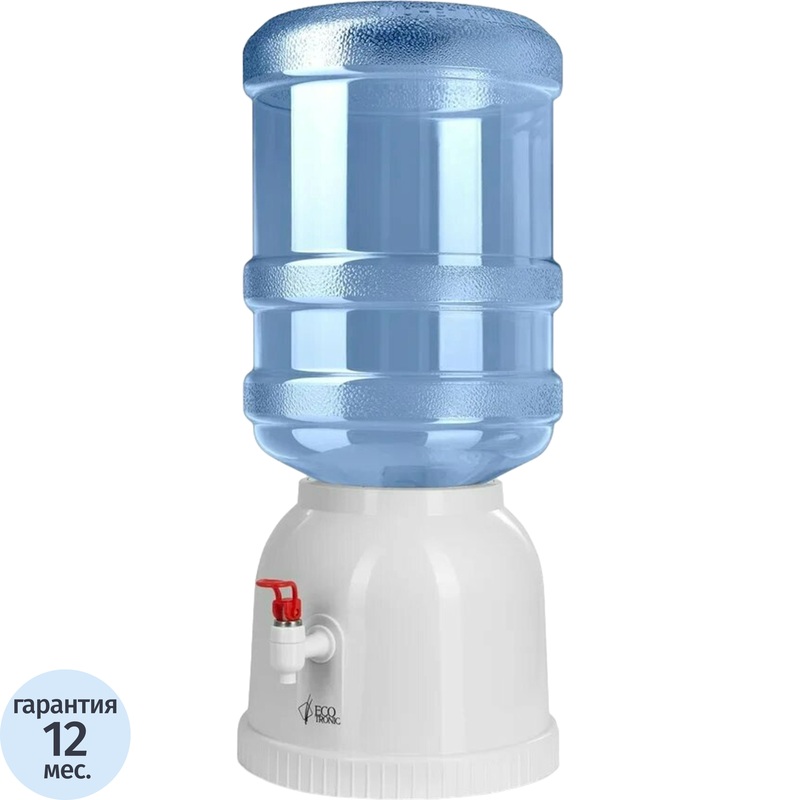 Изображение товара Кулер для воды Ecotronic L2-WD настольный белый без нагрева и охлаждения