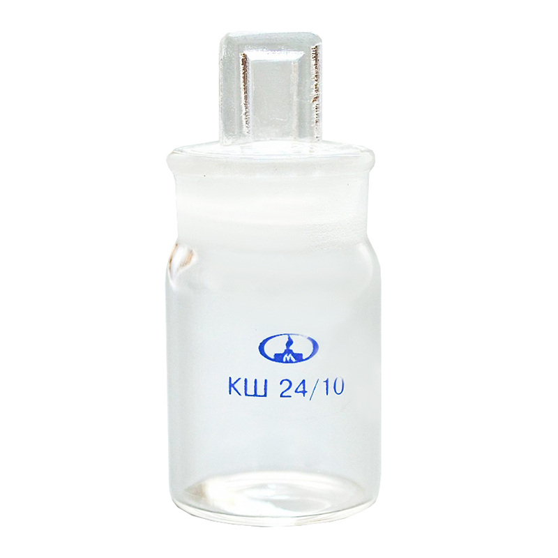 Изображение товара Стакан для взвешивания 20 мл из стекла ХС1 с крышкой Россия