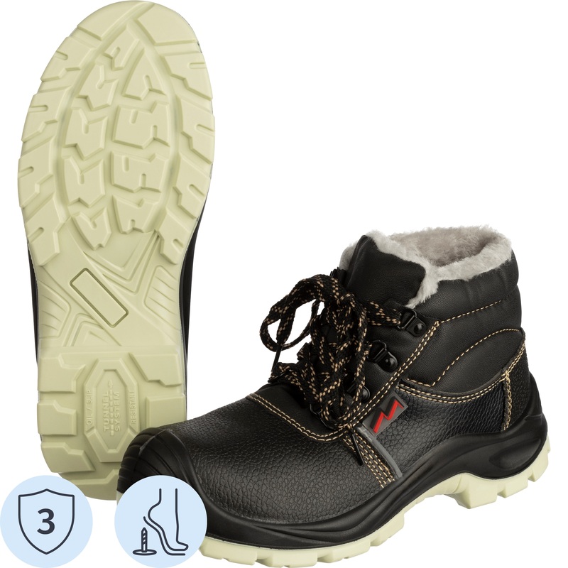 Изображение товара Рабочие зимние ботинки ПУ-ТПУ искусственная кожа композитный подносок размер 43