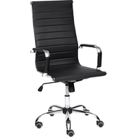 Кресло для руководителя TetChair Urban чёрное (экокожа,  металл)