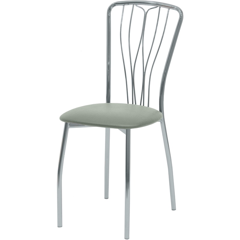 Изображение товара Стул обеденный А1.05-01 светло-серый из искусственной кожи