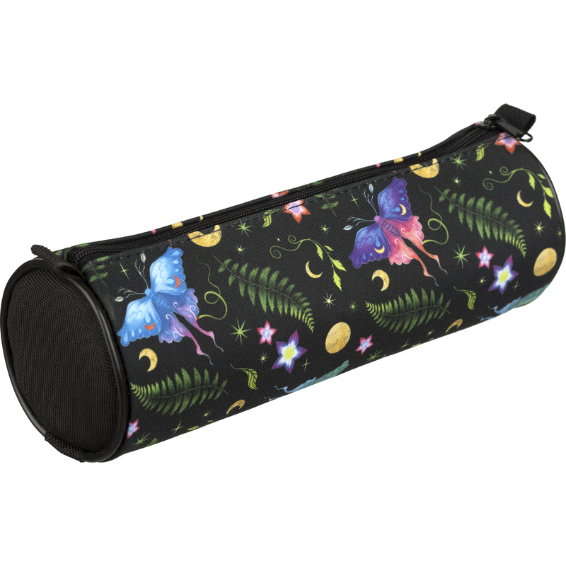 Изображение товара Пенал-тубус Комус Класс Сказочный Лес черный для школьниц и студентов