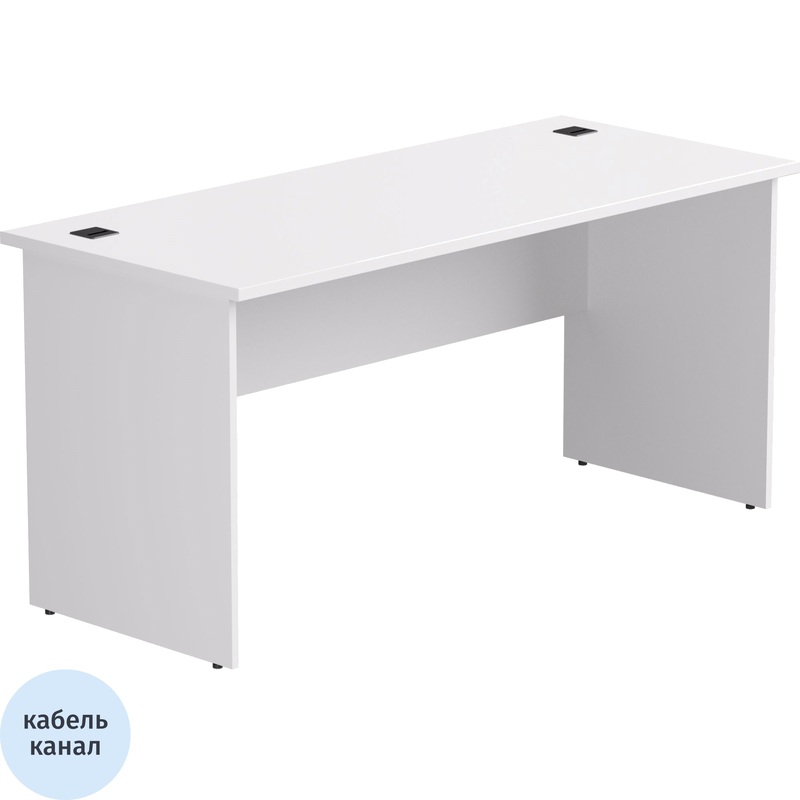 Изображение товара Стол прямой EVO 254S012W3 белый офисный мебель для работы