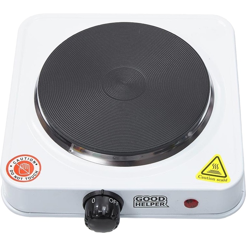 Изображение товара Настольная электрическая плита Goodhelper ES-10P10 белая 1000 Вт компактная легкая