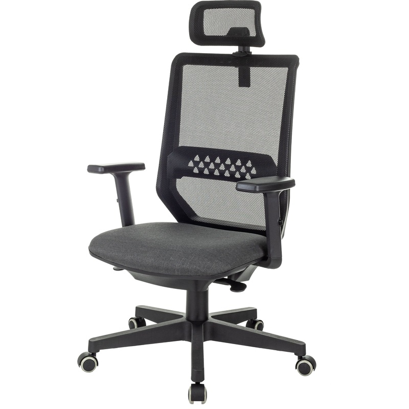 Изображение товара Кресло для руководителя Easy Chair 663 TC-H черное с механизмом качания Synchro
