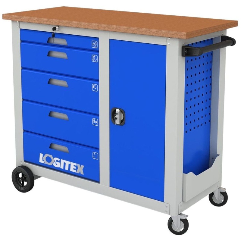 Изображение товара Верстак слесарный 1000x500x980 мм с ящиками и замком, Россия