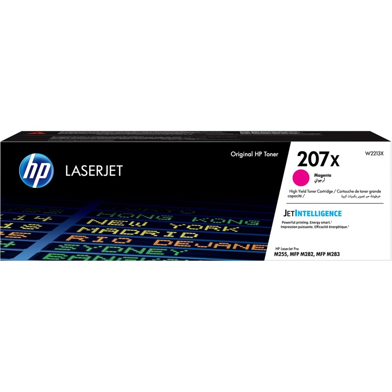 Изображение товара Лазерный картридж HP 207X W2213X пурпурный повышенной емкости оригинальный