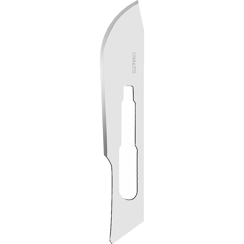 Изображение товара Одноразовое лезвие для скальпеля Ribbel размер 21 (100 штук)