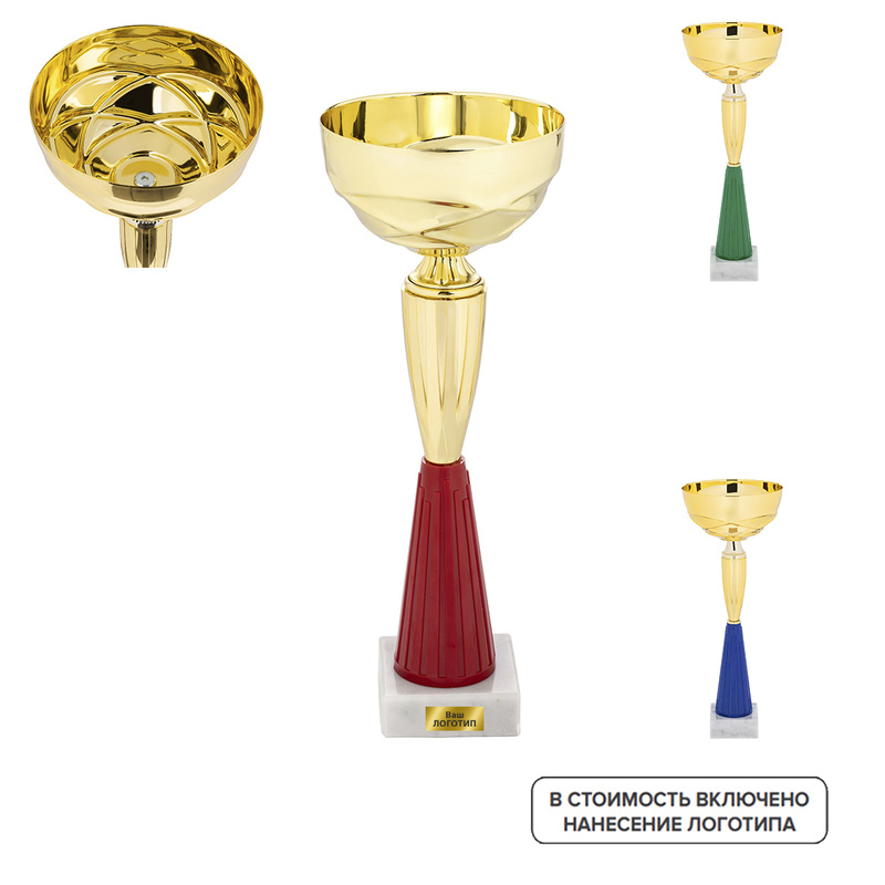 Изображение товара Кубок Kudos металл с индивидуальным шильдом для награждения