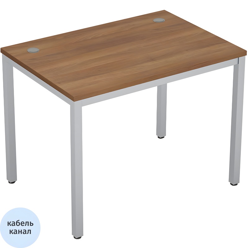 Изображение товара Стол прямой Avance 6М.007 шамони тёмный алюминий матовый 1000х700х750 мм