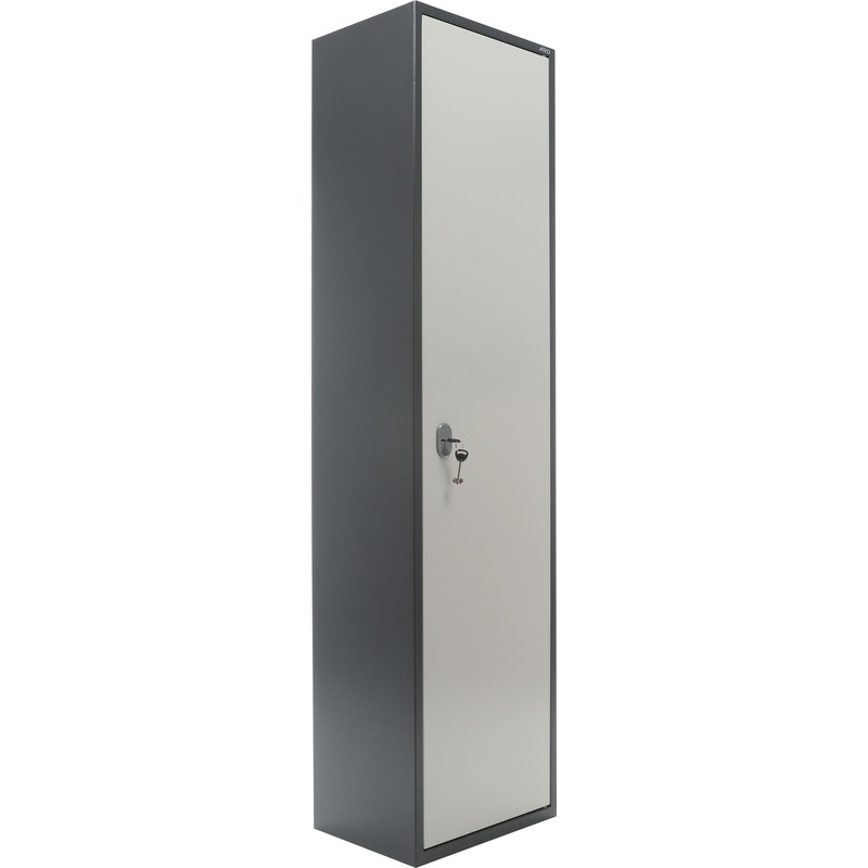 Изображение товара Металлический архивный шкаф Aiko SL-185 серый 460x340x1800 мм для документов