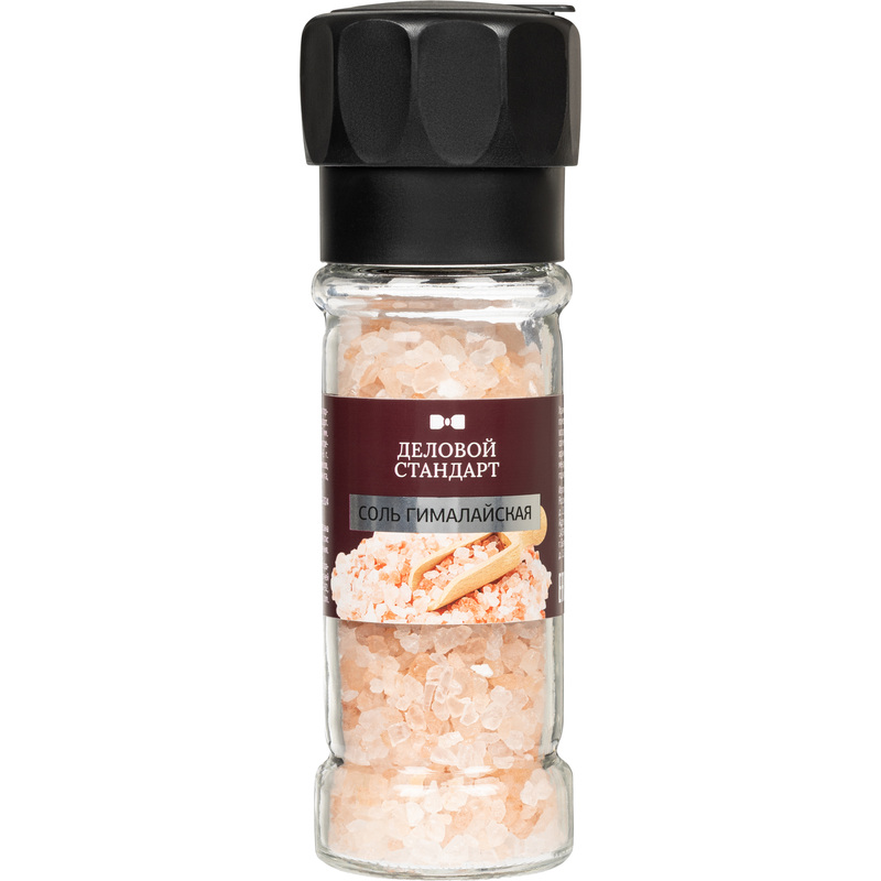 Изображение товара Соль Деловой Стандарт гималайская розовая мельница 100 г