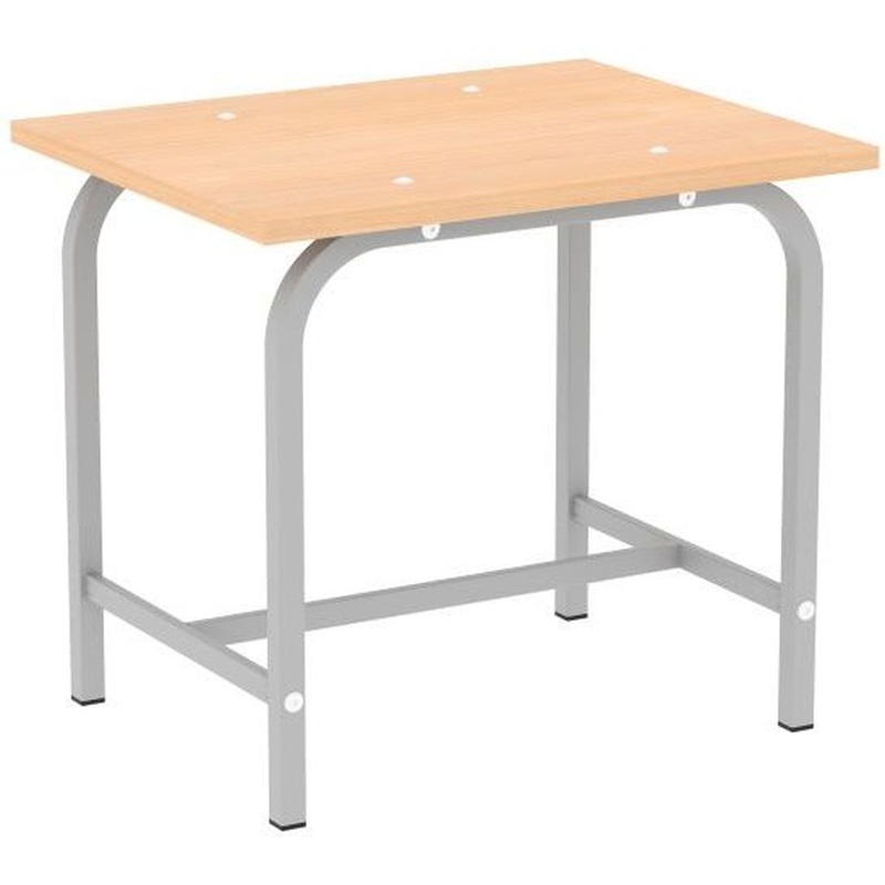 Изображение товара Скамья для раздевалок из бука с металлическим каркасом 500х350х450 мм