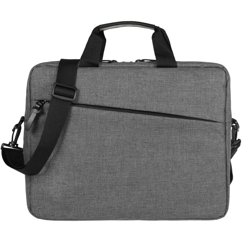 Изображение товара Сумка для документов и ноутбука Burst The First серая из полиэстера
