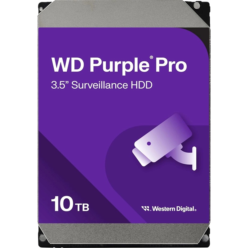 Изображение товара Жесткий диск Western Digital Purple Pro 10 ТБ для систем видеонаблюдения