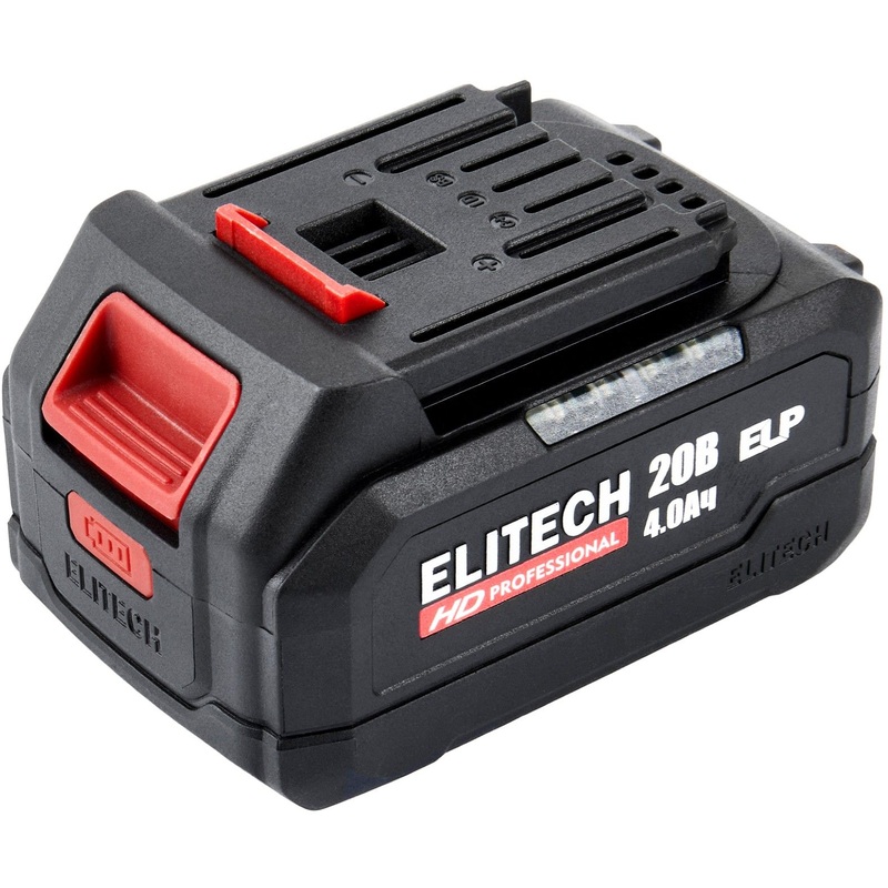 Изображение товара Аккумулятор Elitech RCB 2040S 20 В 4 Ач Li-ion для профессиональных инструментов