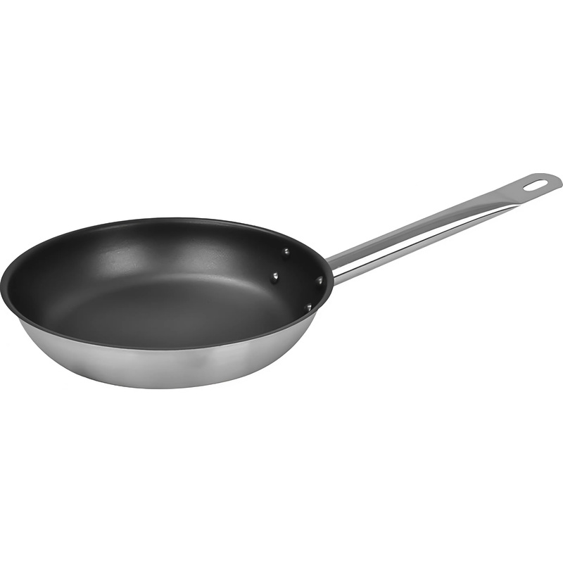 Изображение товара Сковорода нержавеющая сталь 29.5 см с антипригарным покрытием