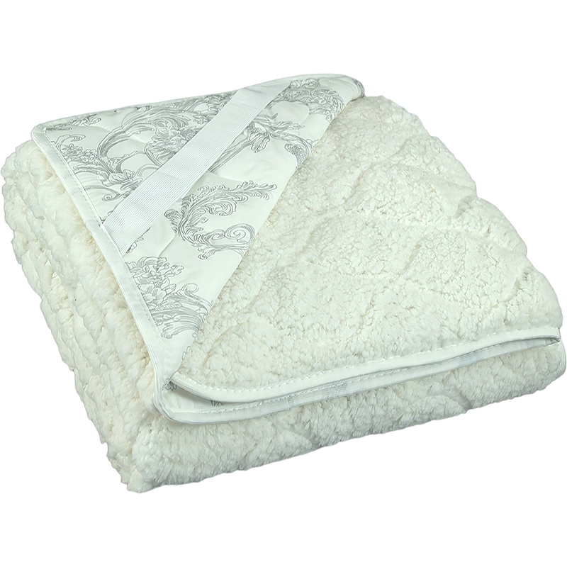 Изображение товара Наматрасник на резинках Selena Estele 120х200 см микрофибра/шерпа