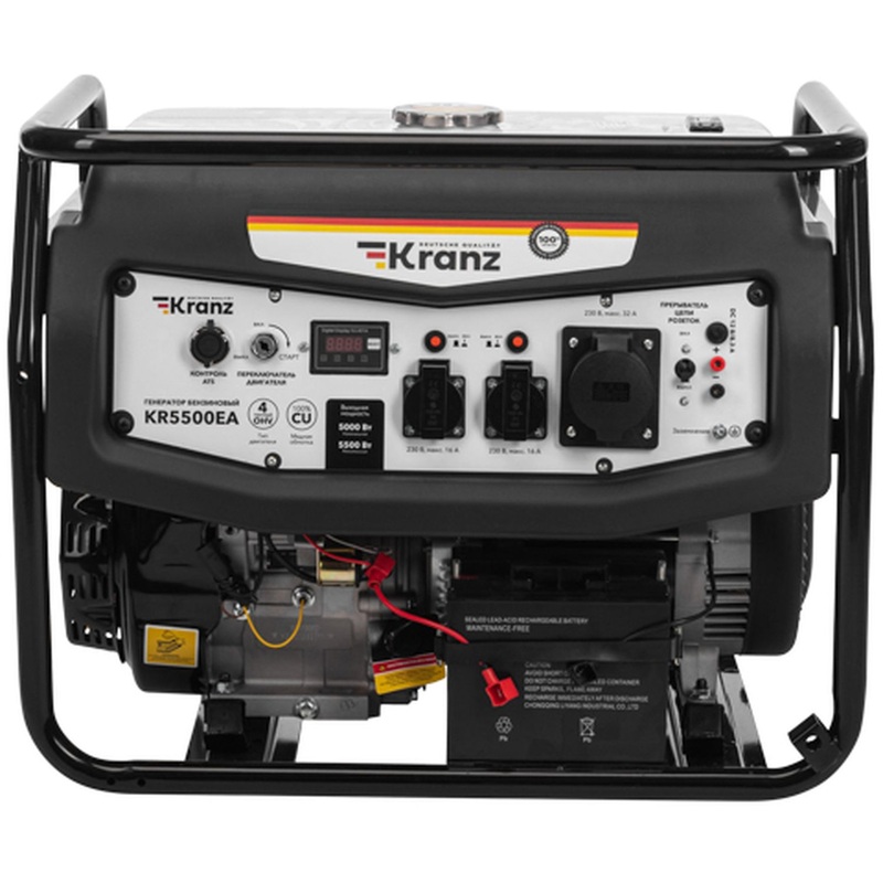 Изображение товара Бензиновый генератор Kranz KR5500EA для резервного энергоснабжения