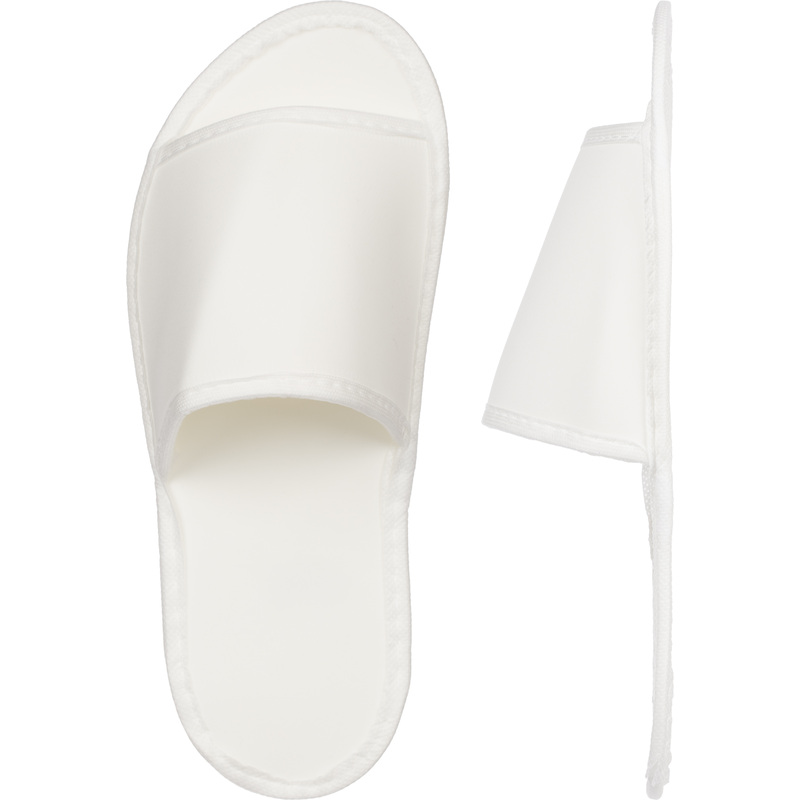 Изображение товара Тапочки одноразовые ЭВА с открытым мысом 3.5 мм белые 50 пар